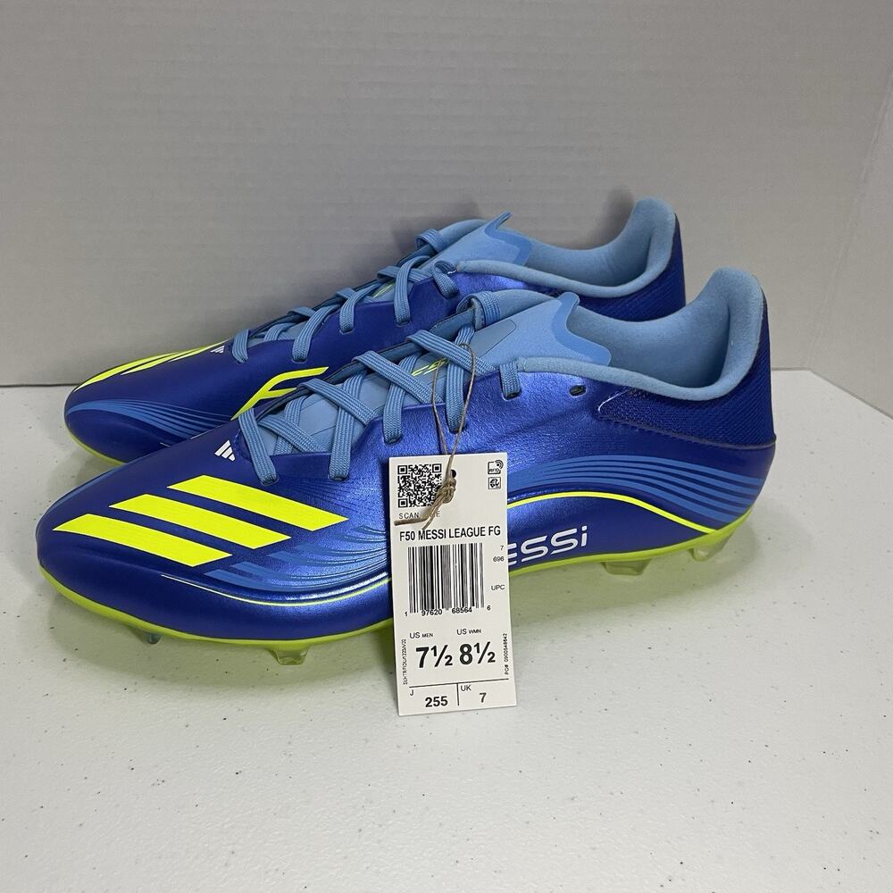 Adidas Mens Size 7.5 Cleats NEW Messi League F50 FG MG Soccer JP7447 Womens 8.5